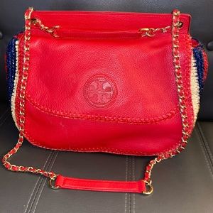 Red, White, and Blue Tory Burch Bag
